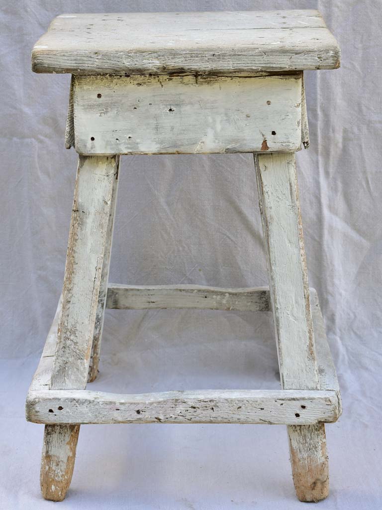 Antique French sculptor's table with beige patina 20½"