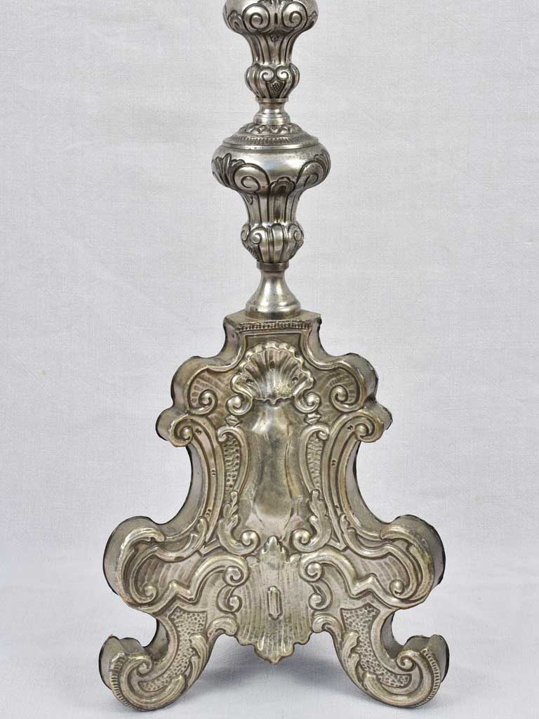 Elegant antique church candlestick