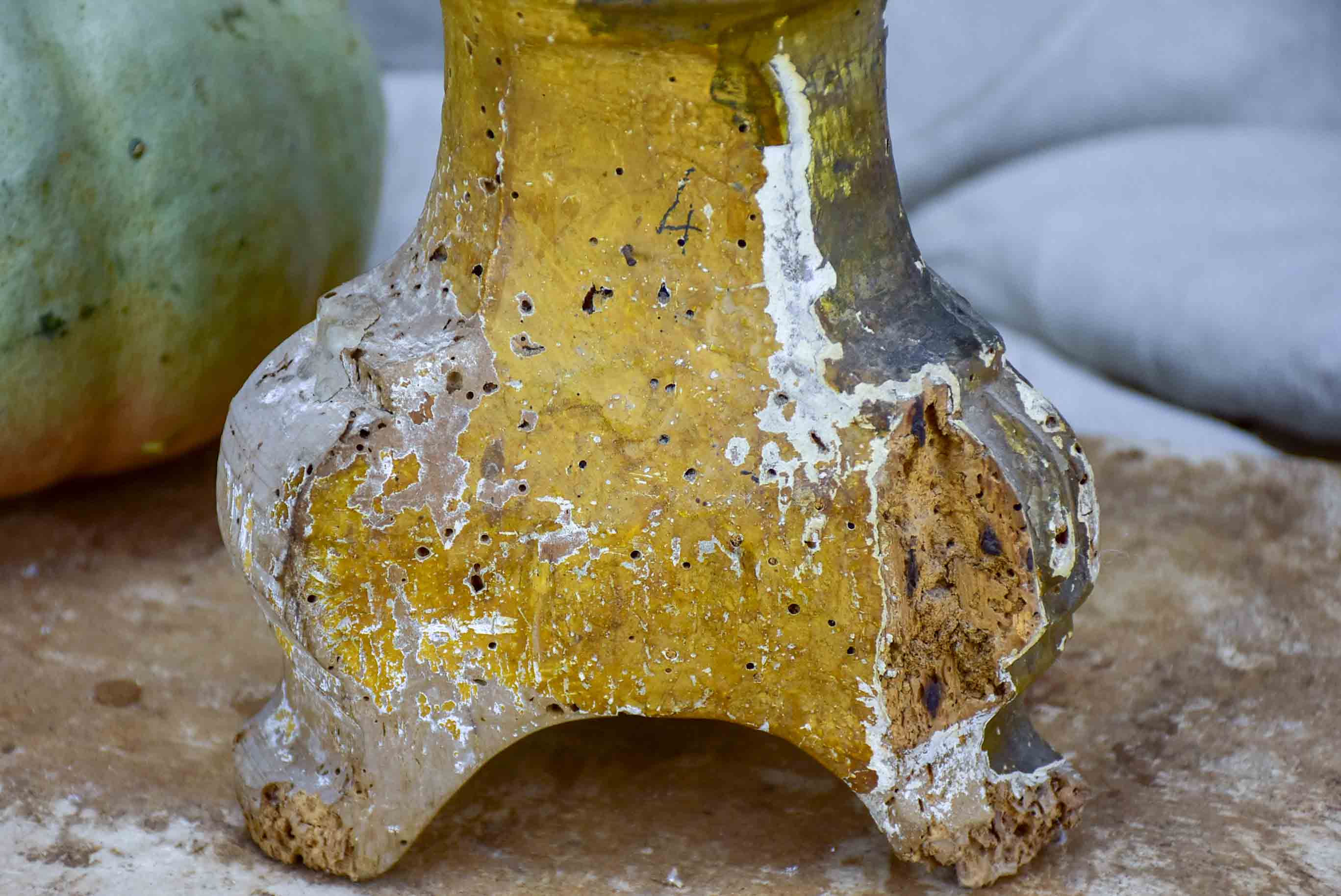 Very large gilded Church candlestick