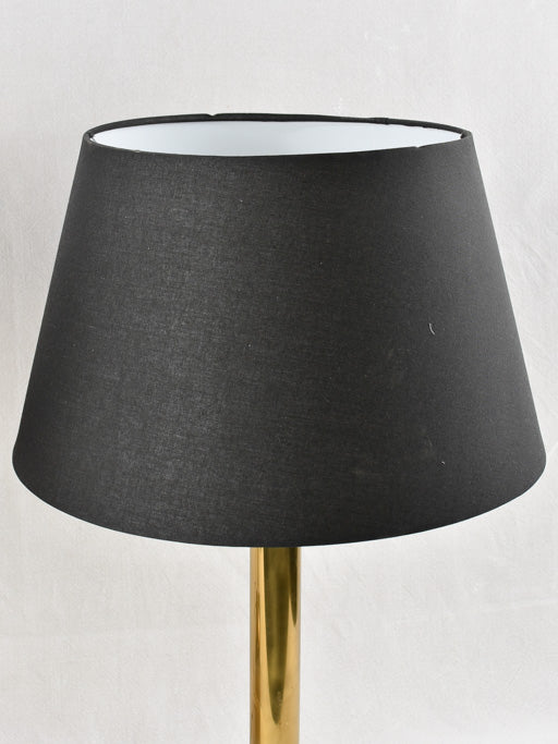 Stylish Black Lampshades, Gilded Base