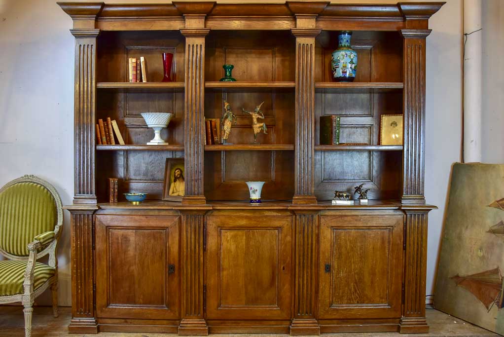 19th Century French book case 86½"