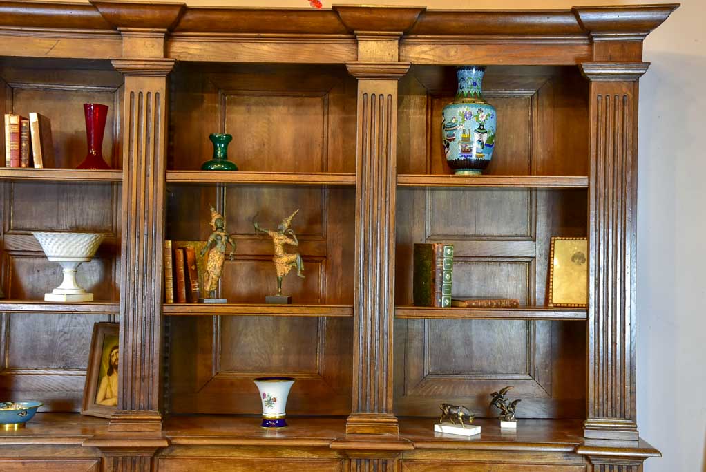 19th Century French book case 86½"