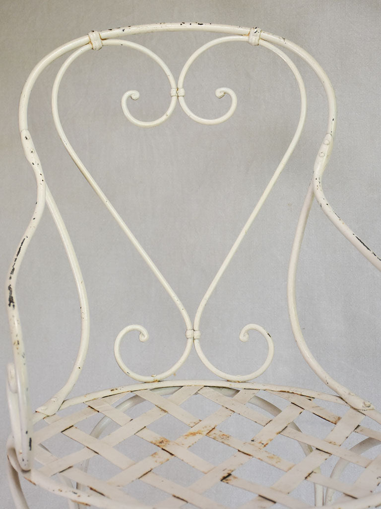 Antique French garden armchair - iron