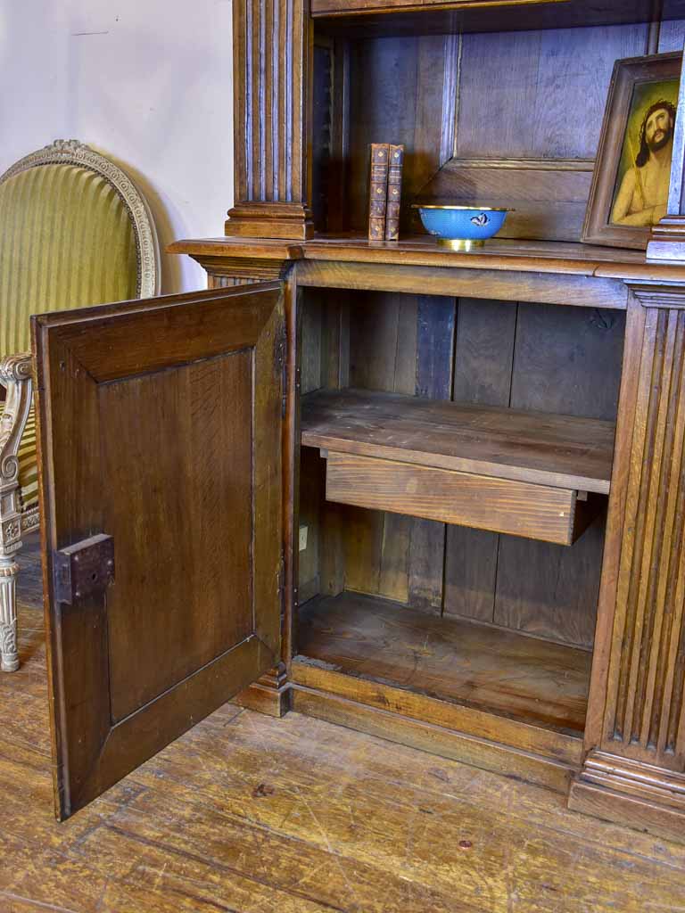 19th Century French book case 86½"