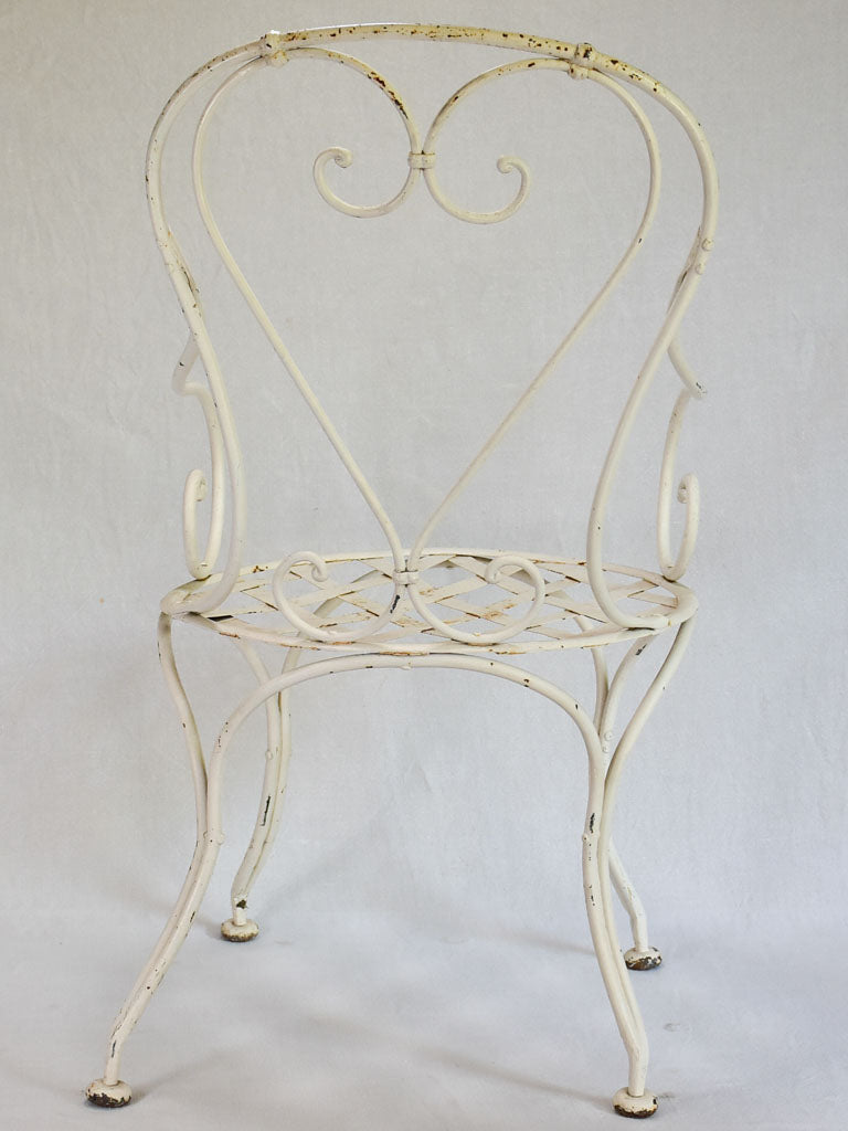 Antique French garden armchair - iron