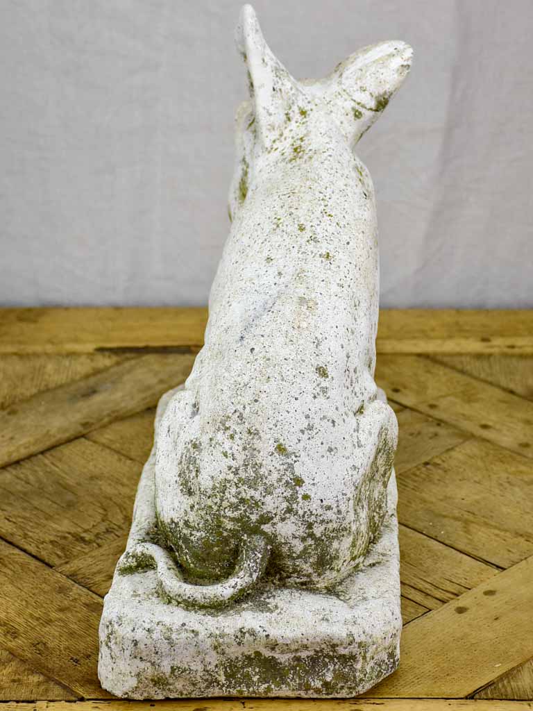 Vintage French sculpture of a pig