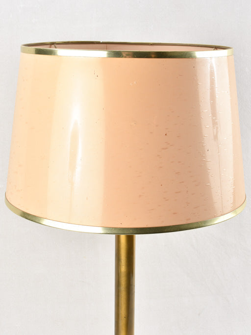 'Old-fashioned gilded lamp with shade'