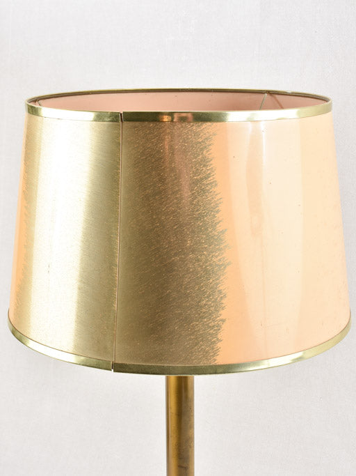 '1960's gilded rectangular table lamp'