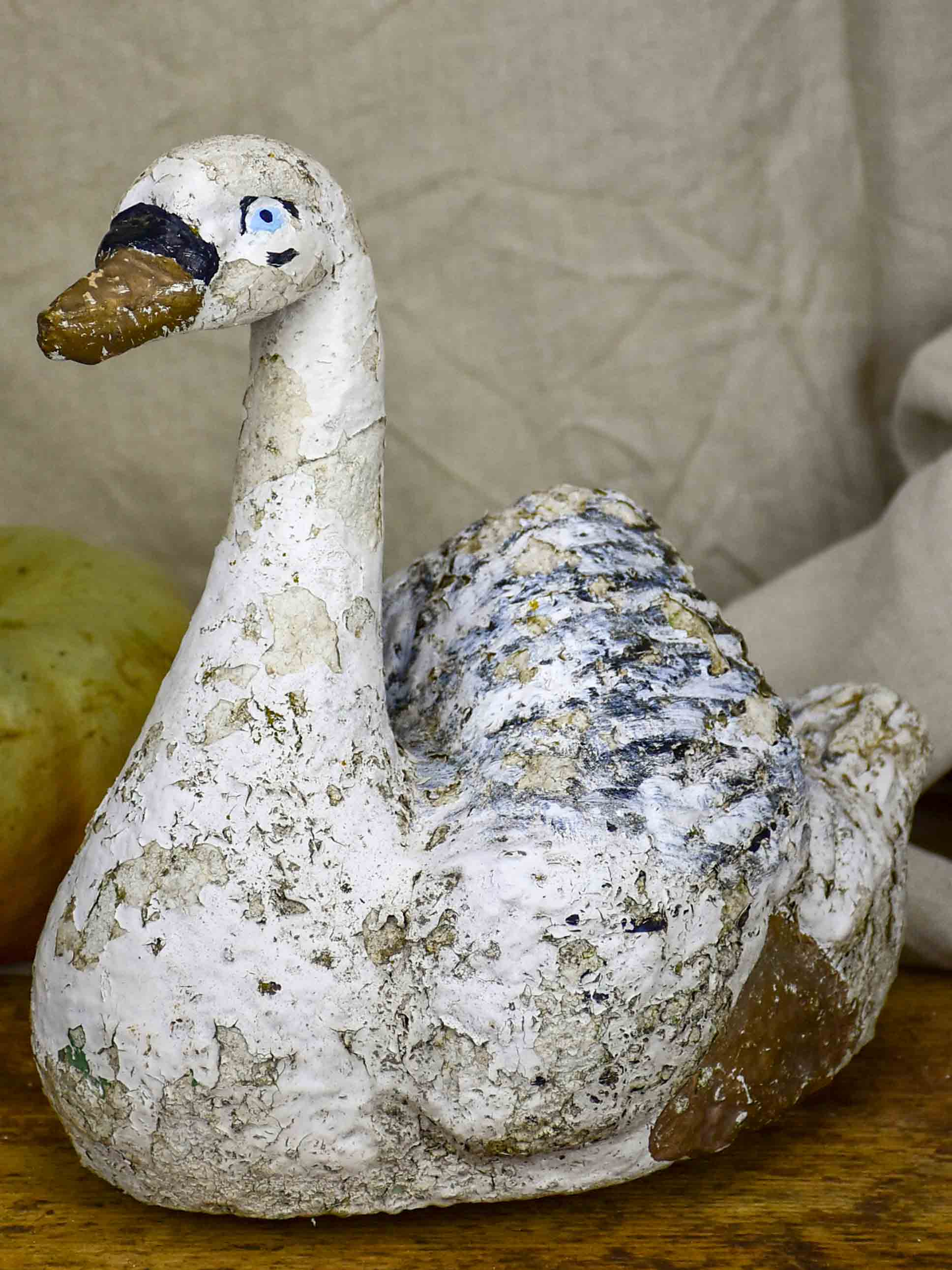 Mid-century swan garden sculpture