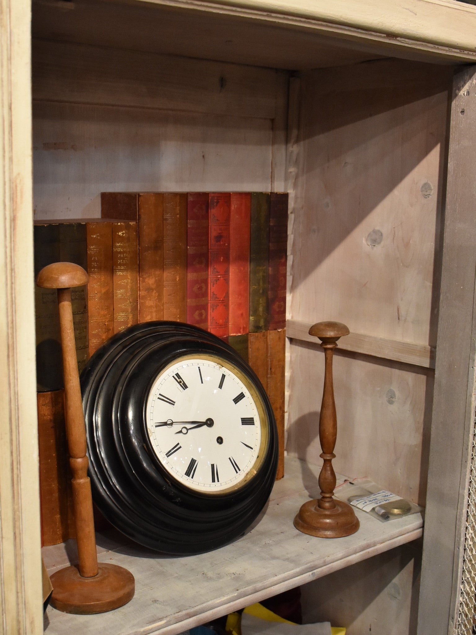 Bookcase with original grillwork, French 1940s