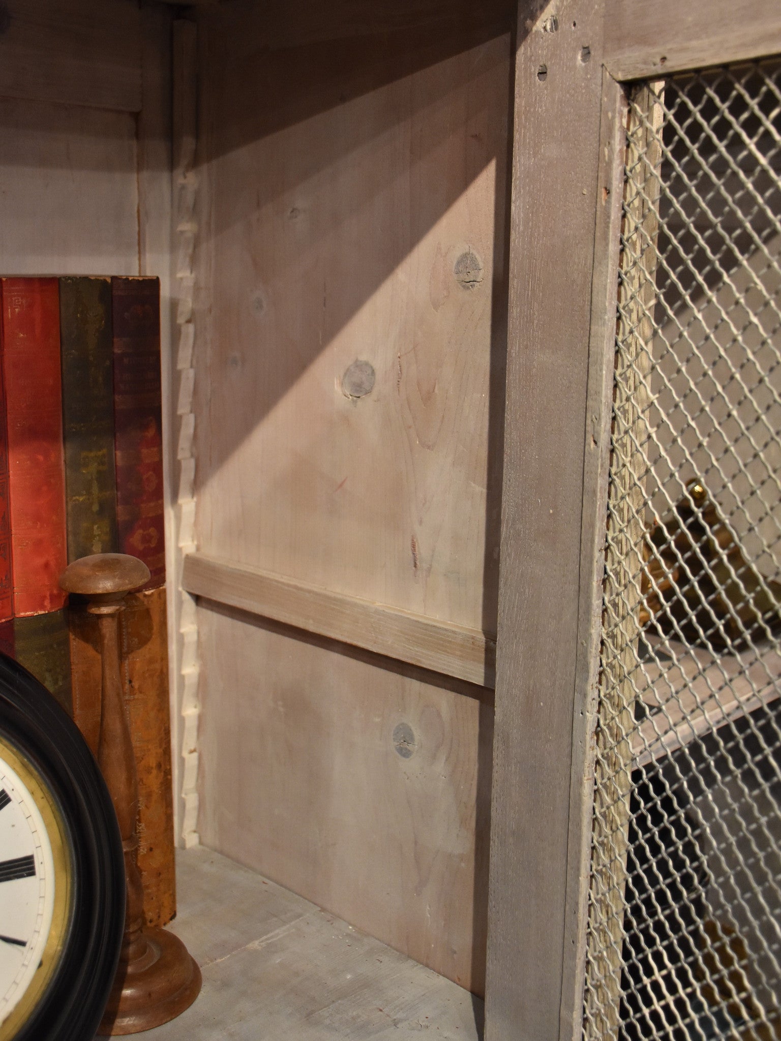 Bookcase with original grillwork, French 1940s