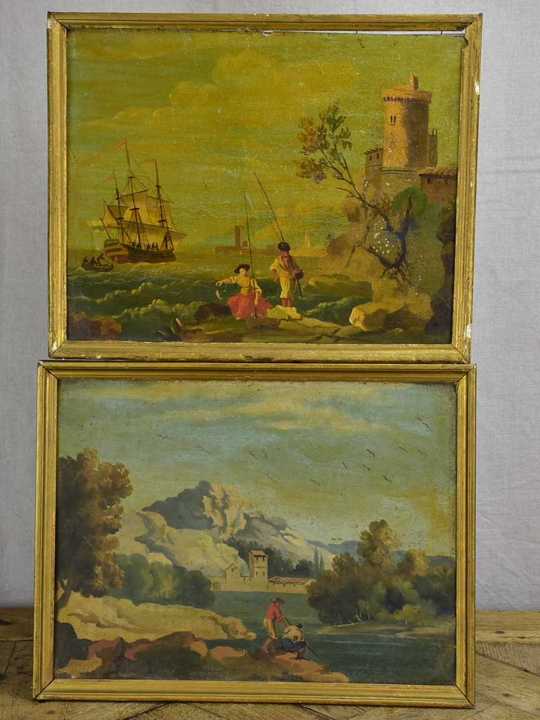 Two 19th Century oil paintings 14½" x 19"