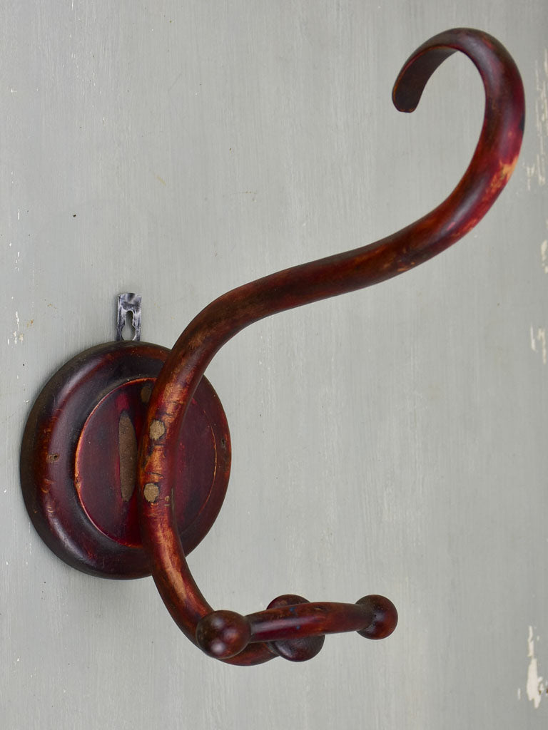 Thonet style antique French coat hook