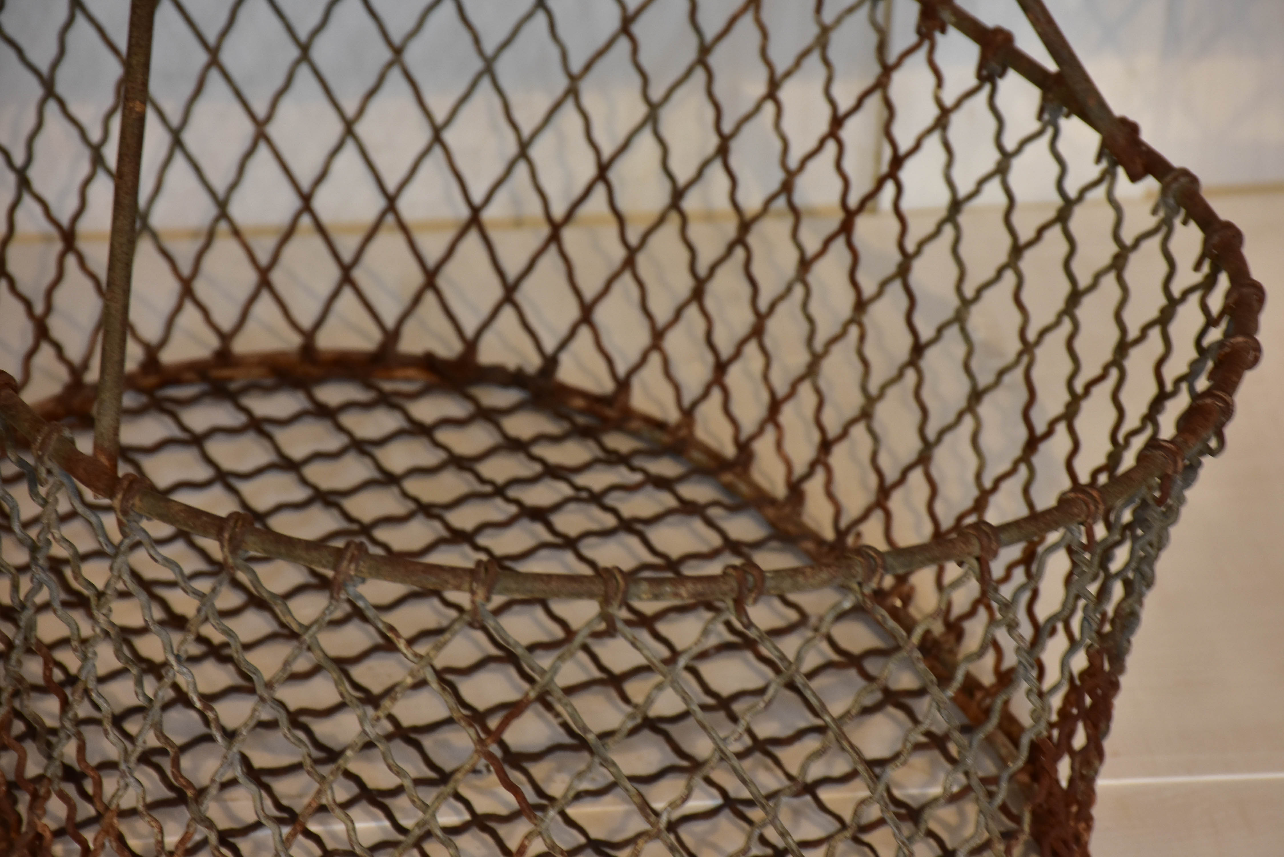 Large French fisherman’s basket