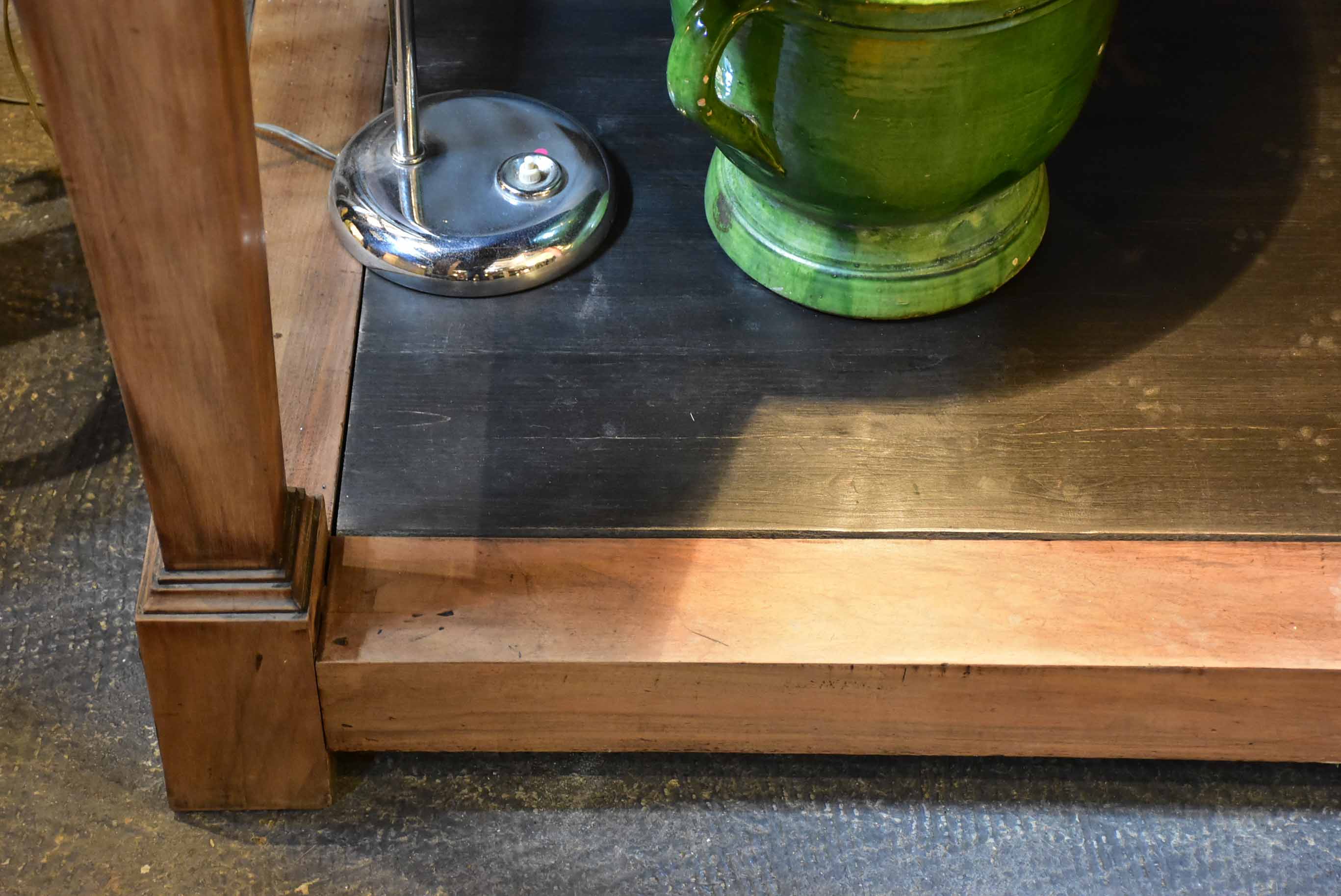 Large late 19th Century French drapery table