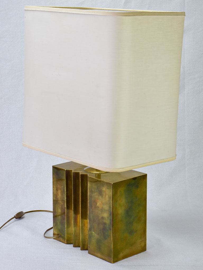 Vintage G. Autier brass lamp - large 27½"