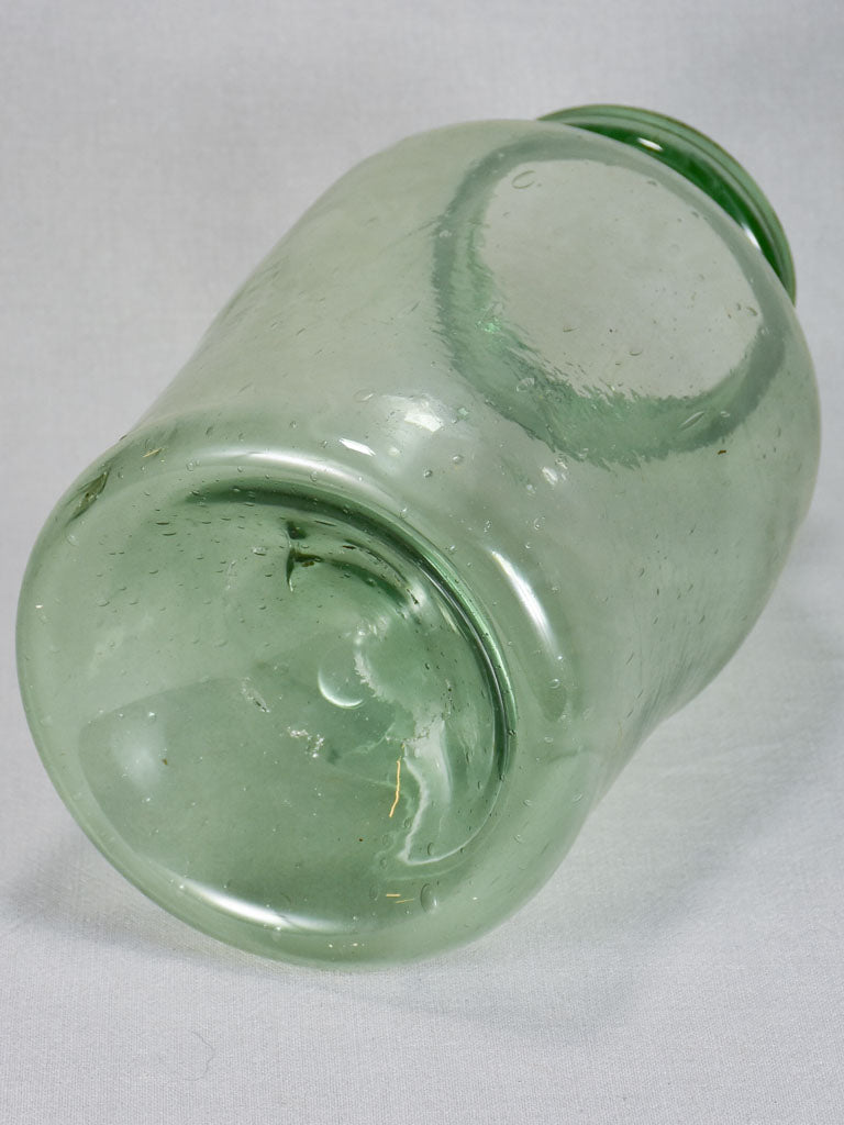 Early 19th-century blown glass preserving jar 14½"