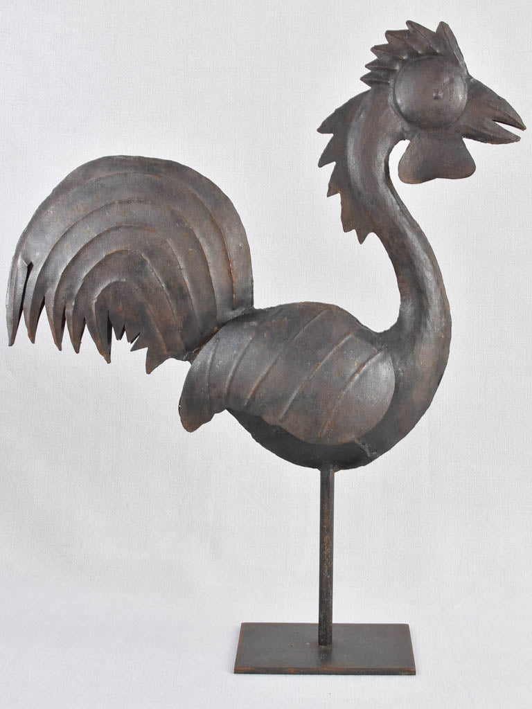 1930s salvaged weather vane rooster 28¼"