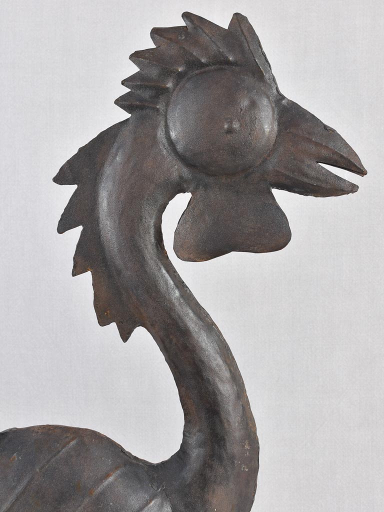 1930s salvaged weather vane rooster 28¼"