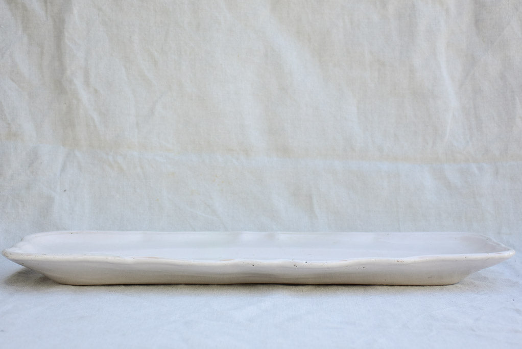 Large early 20th century French platter - white 23¾"