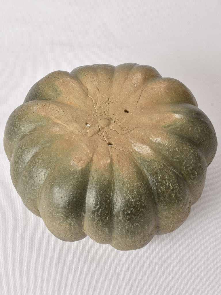 Stylish vintage pumpkin sculpture, Eyraud 89