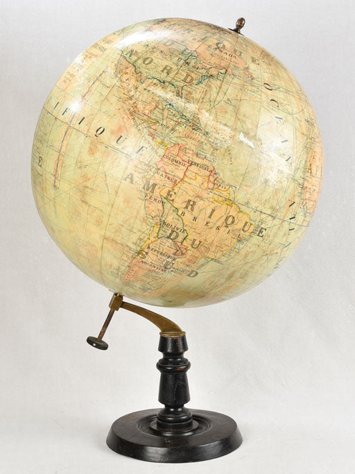 LARGE 19TH CENTURY WORLD GLOBE 39½"