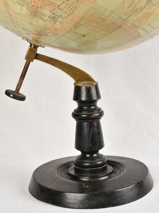 LARGE 19TH CENTURY WORLD GLOBE 39½"