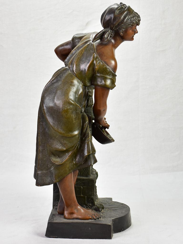 Early 1900's Decorative Metal Statue