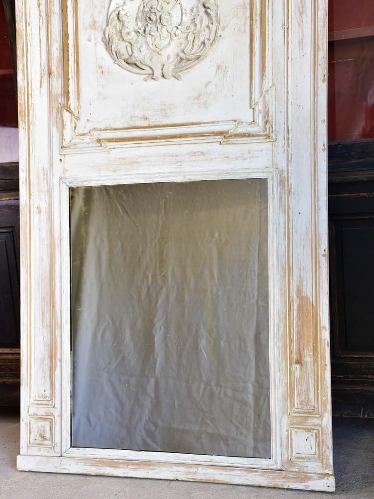 19th Century French trumeau mirror 41" x 74½"