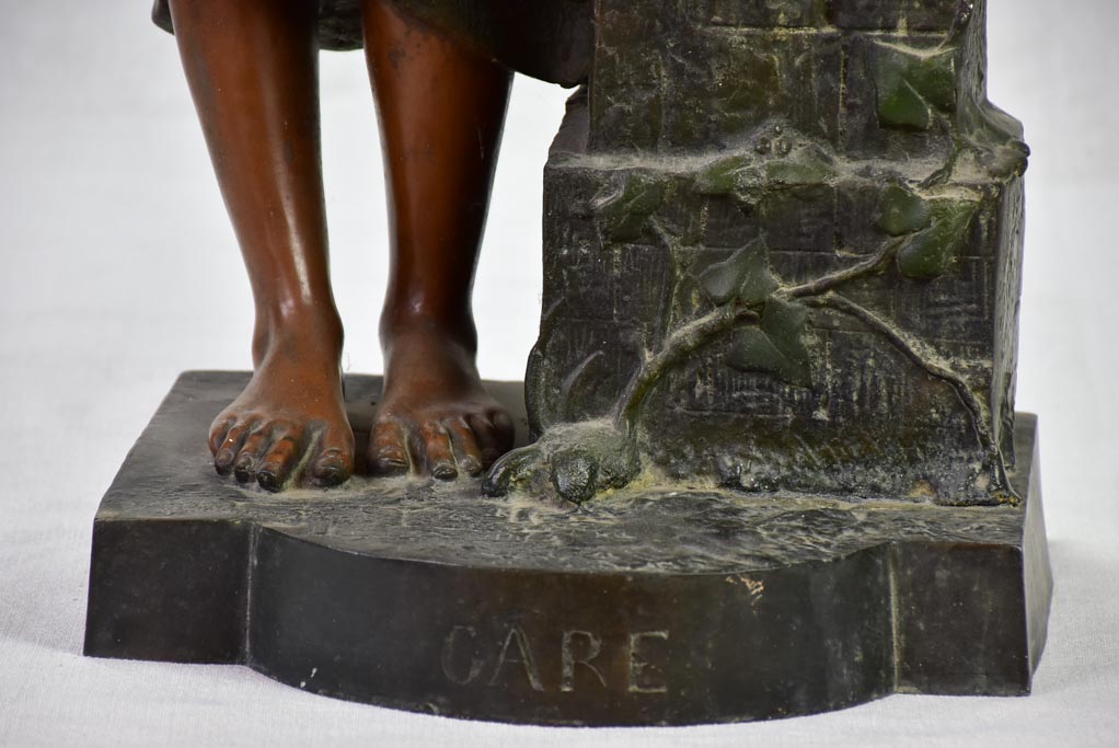 Traditional French Bronze-like Statue