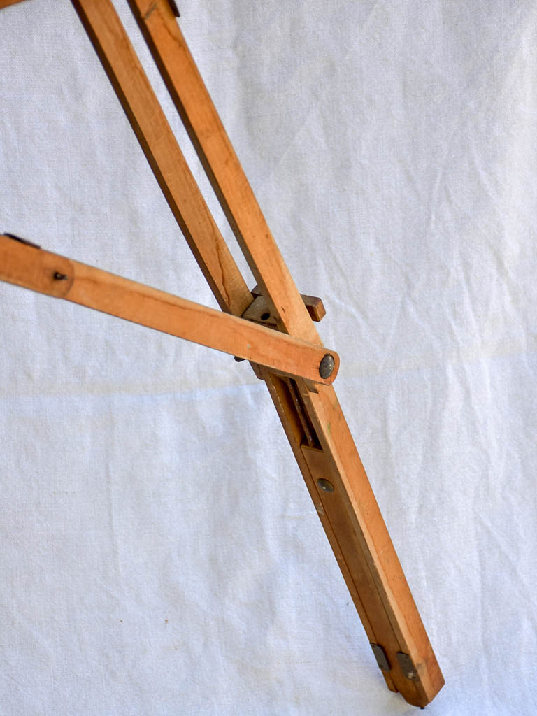 1940's French fold away easel for painting en plein air