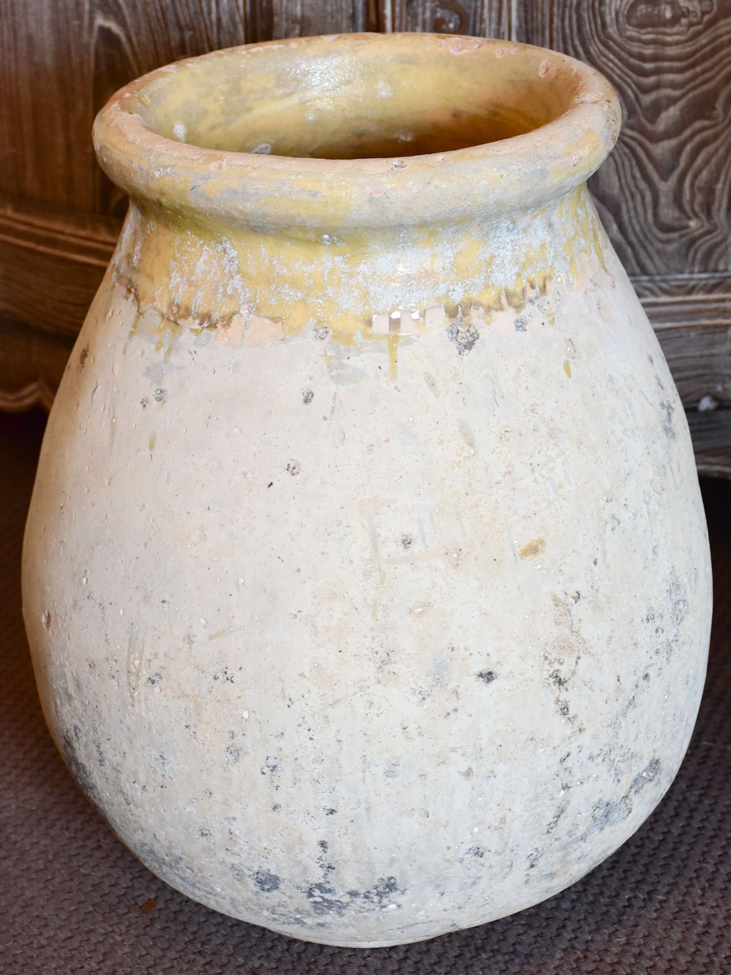 Rustic 19th century Biot jar