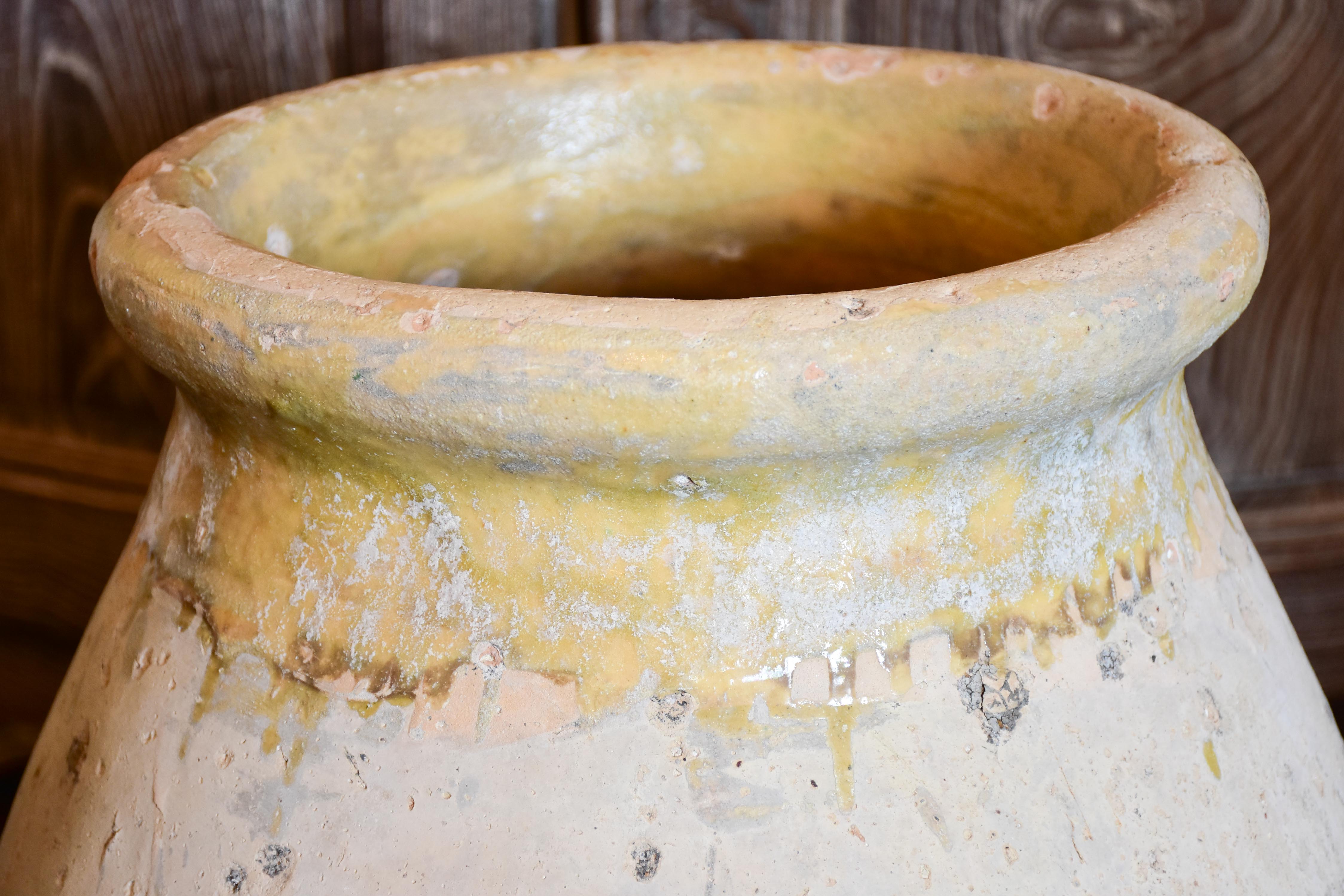 Rustic 19th century Biot jar