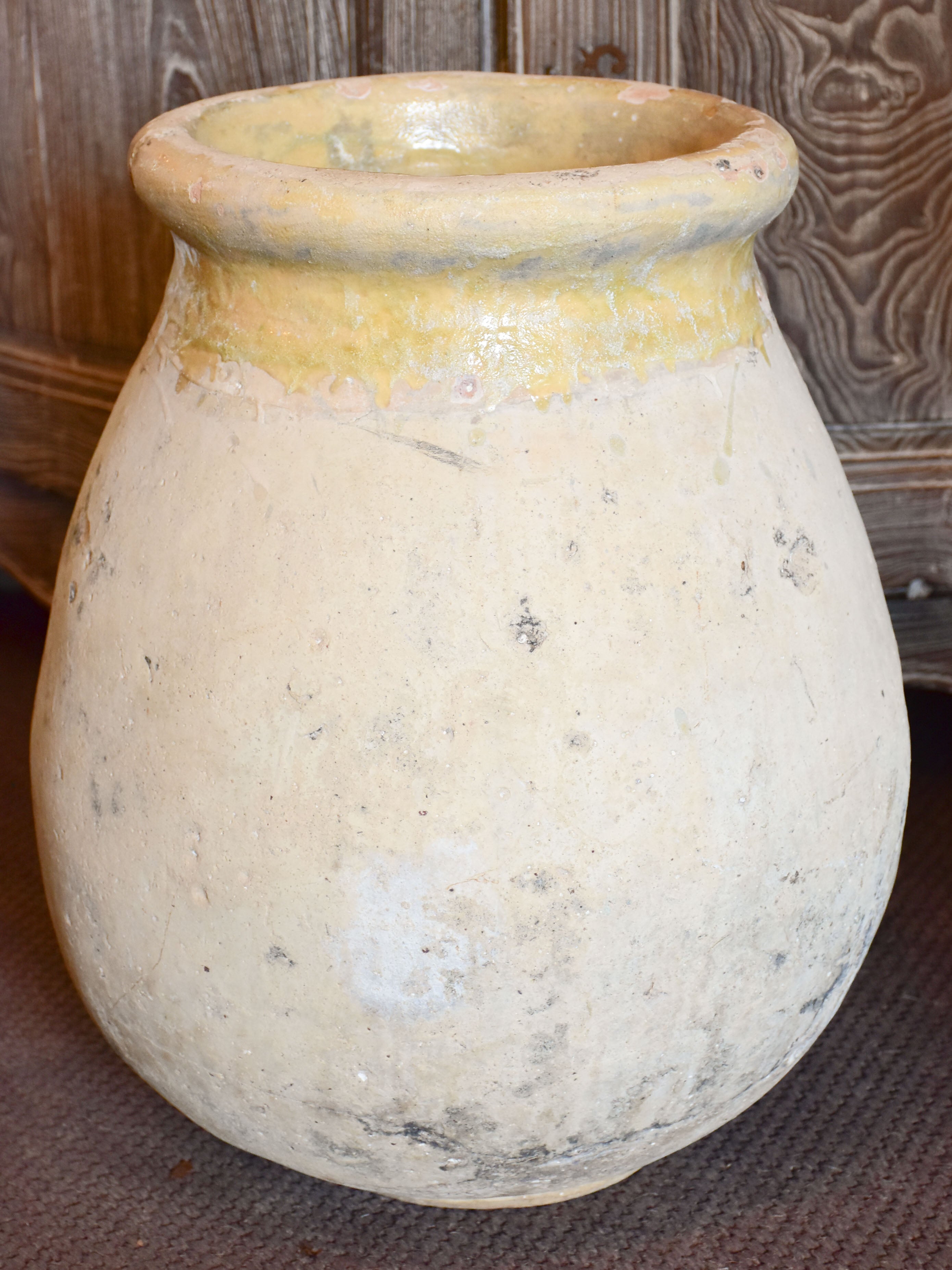 Rustic 19th century Biot jar