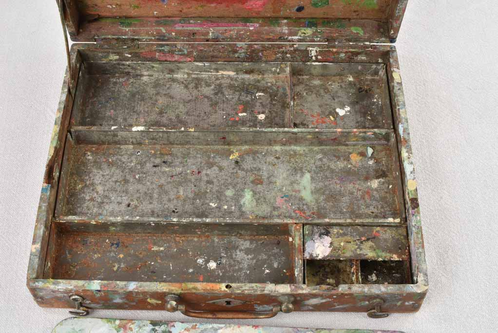 Antique French plein air painter's box