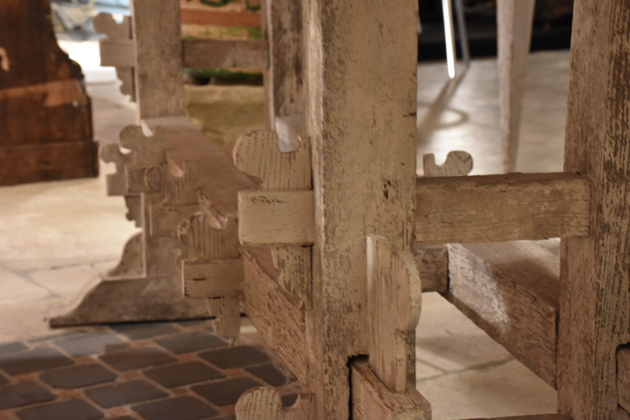 Rustic 19th century Italian farmhouse table