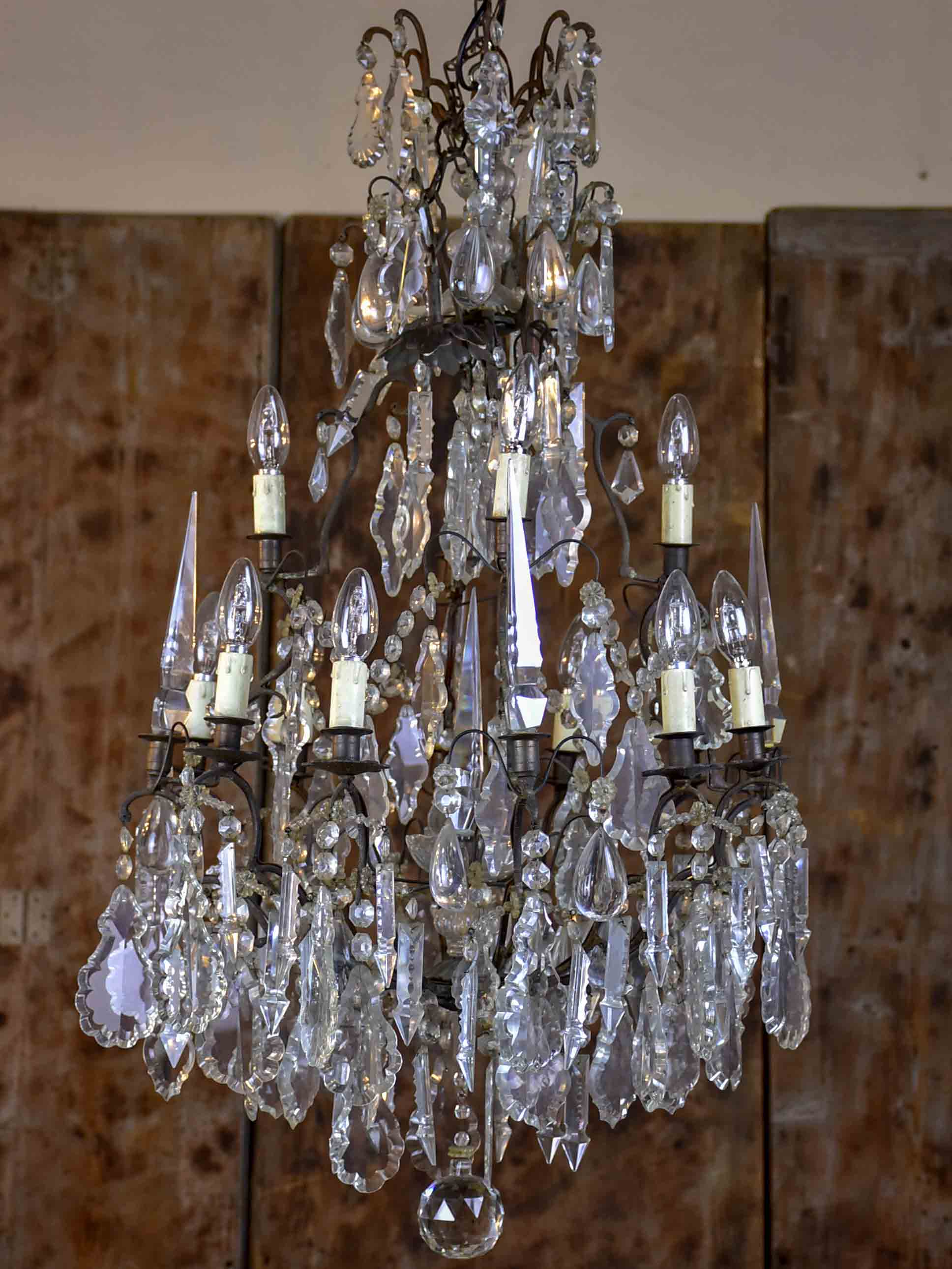 Large pair of late 19th Century Italian chandeliers