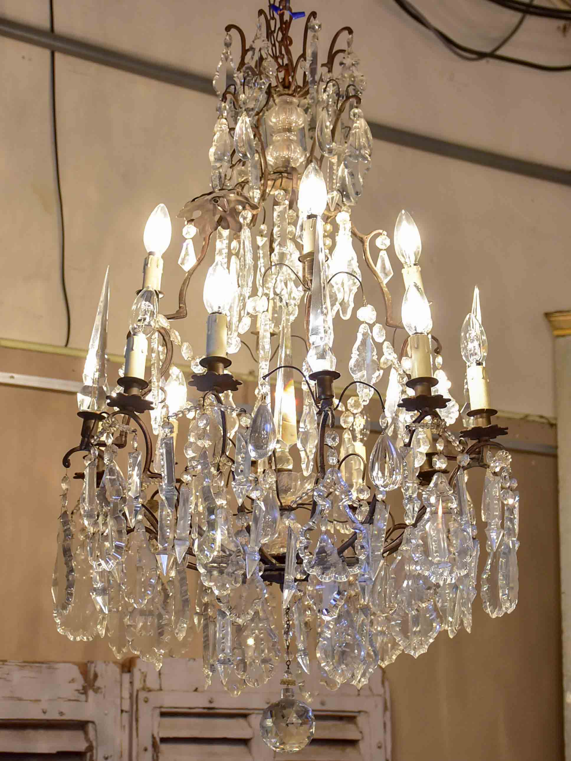 Large pair of late 19th Century Italian chandeliers