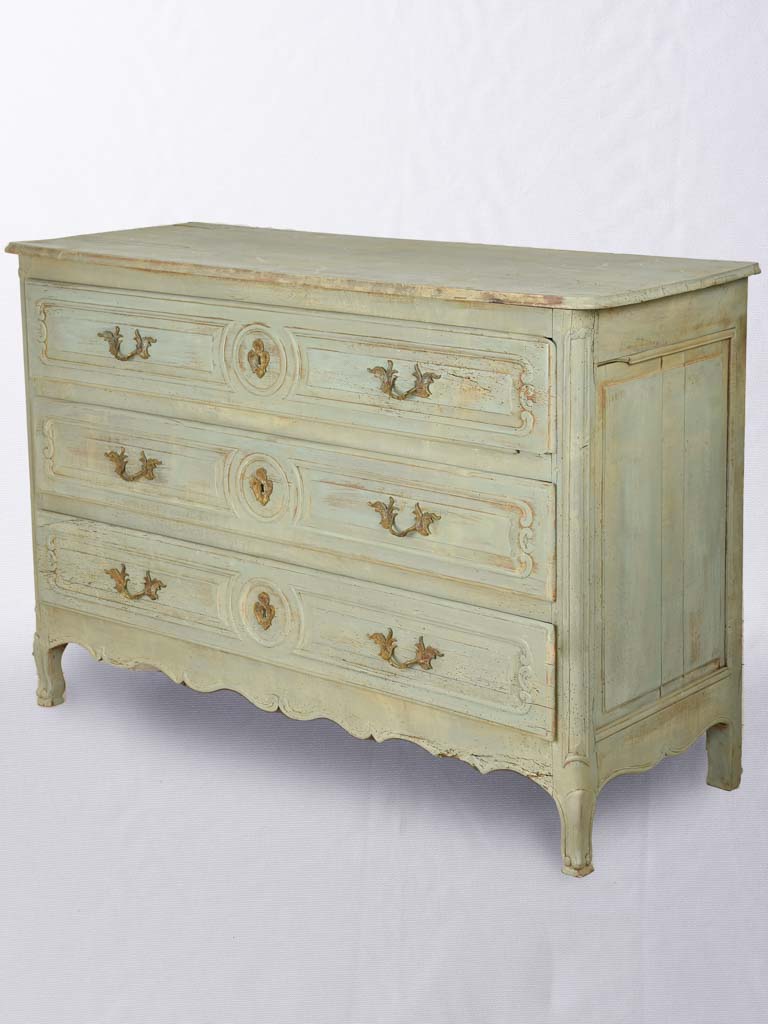 Nineteenth-century rustic wooden commode