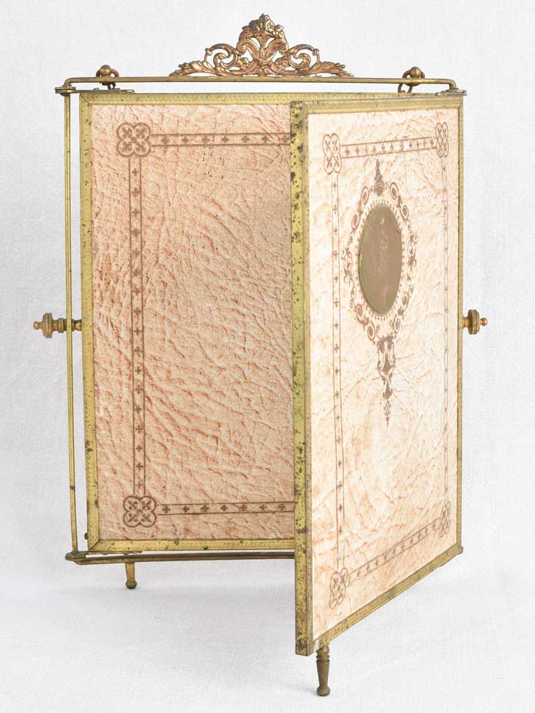 Triptych vanity mirror from the early-20th century