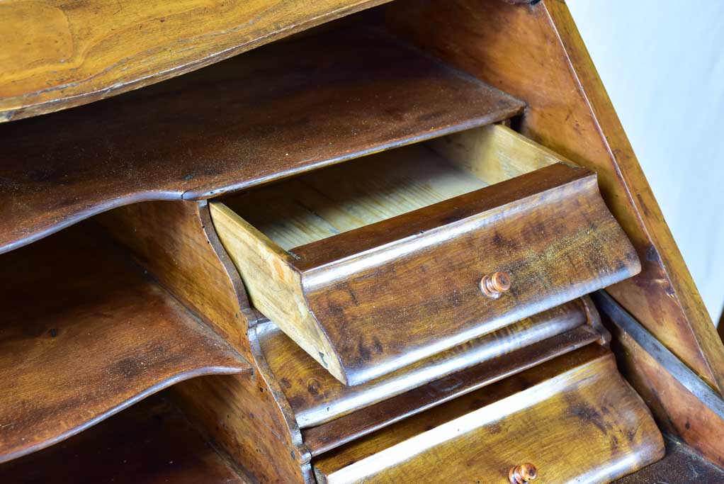 Superb 18th Century French marquetry secretaire desk 37½"