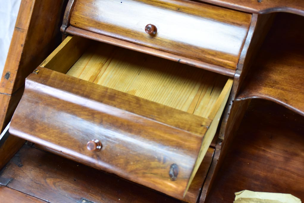 Superb 18th Century French marquetry secretaire desk 37½"