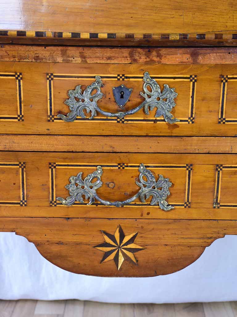 Superb 18th Century French marquetry secretaire desk 37½"