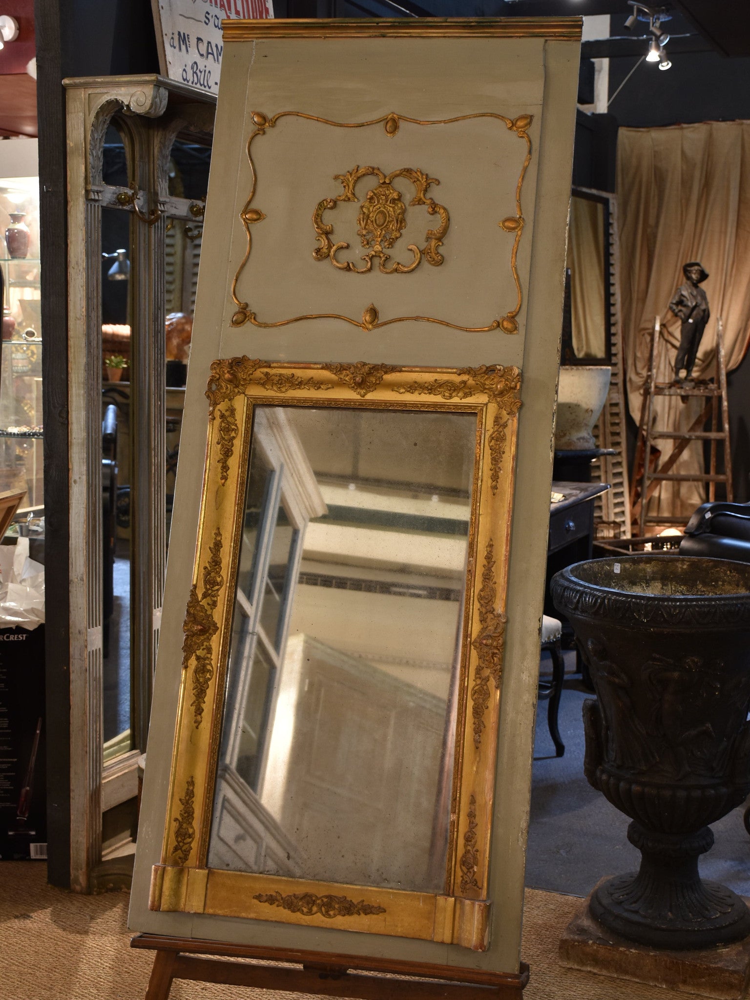 Early 19th century French Trumeau mirror