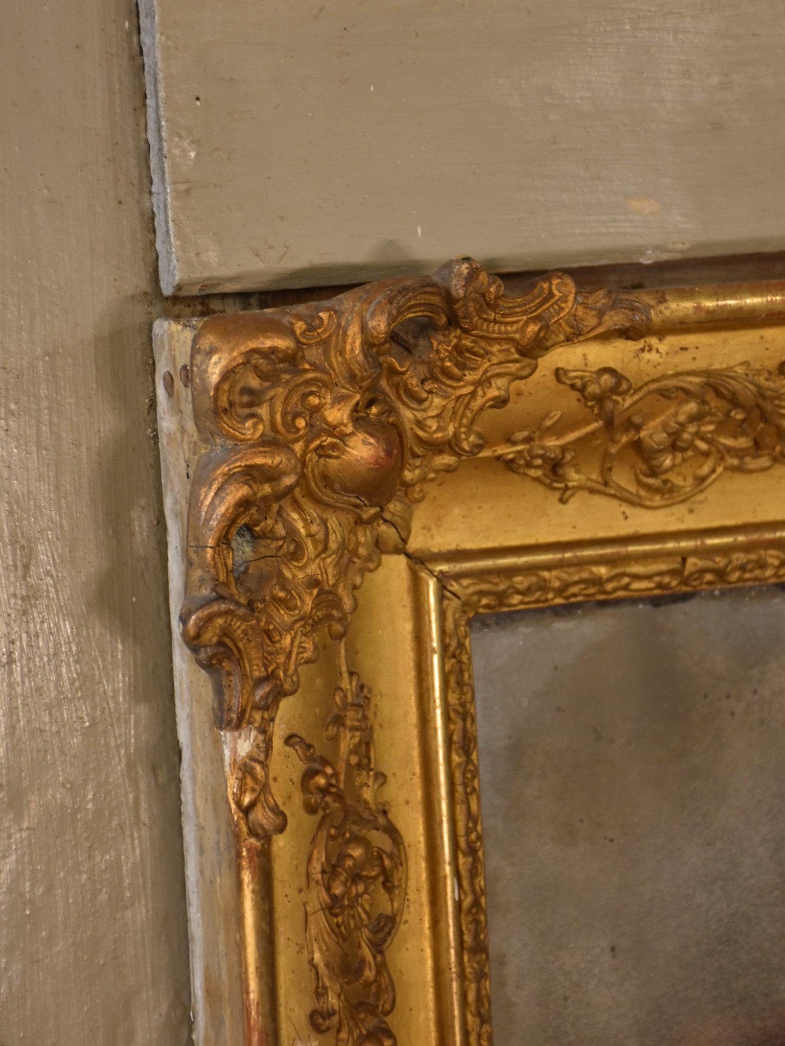 Early 19th century French Trumeau mirror