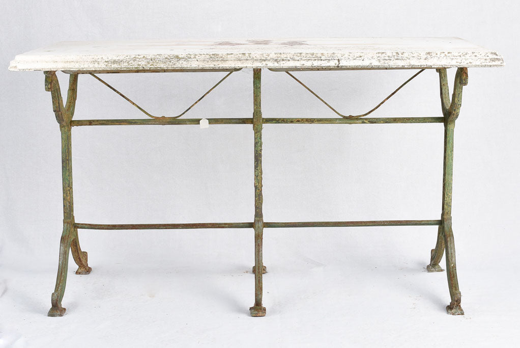 Traditional French santon garden table