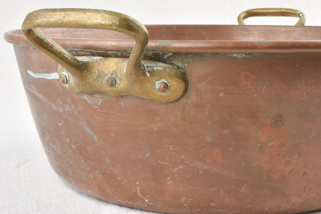 Aged Patina Copper Basin Antique