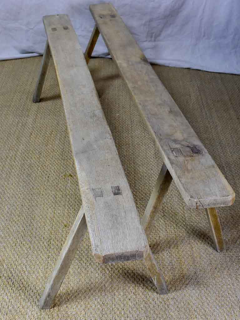 Pair of early 19th Century farm benches