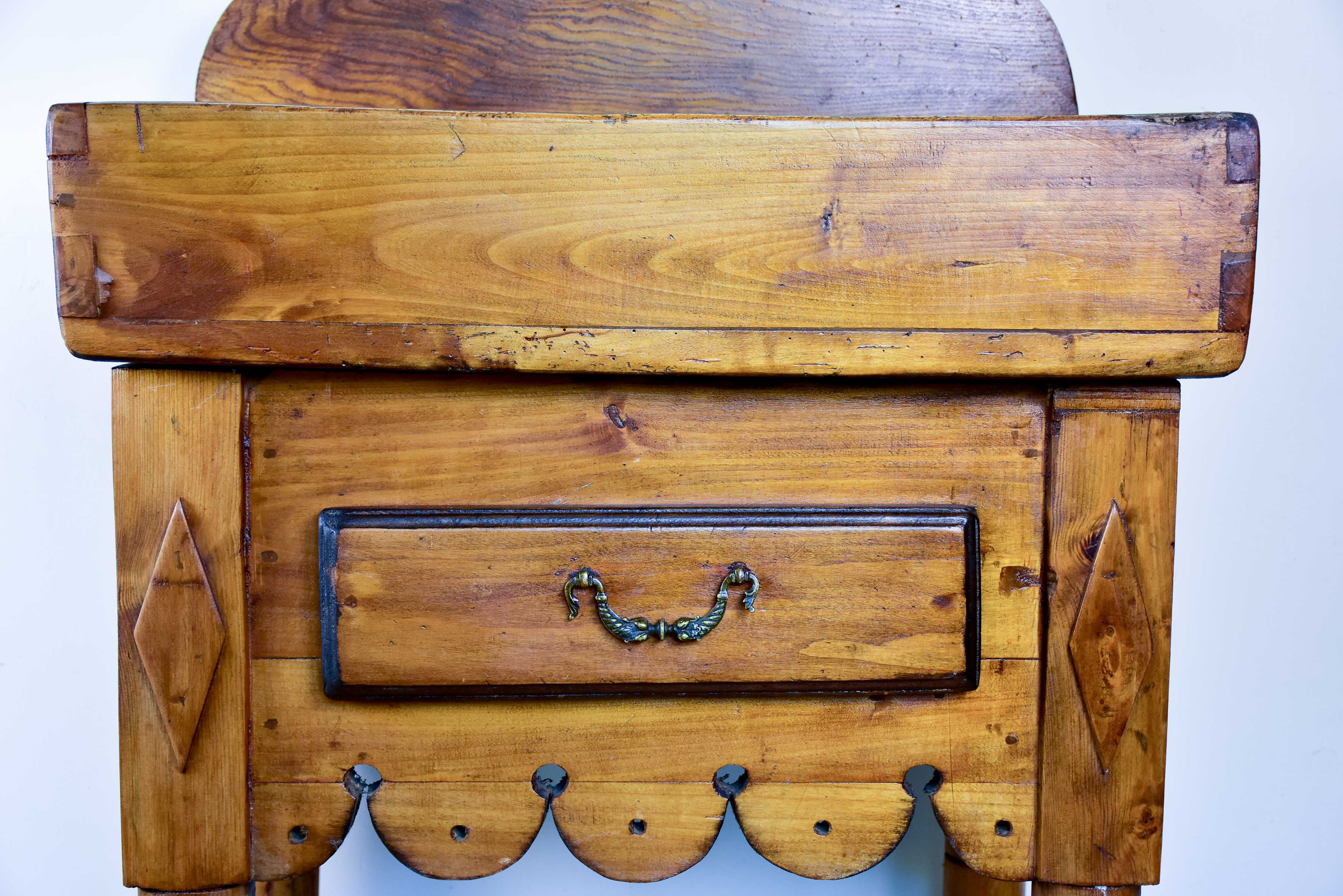 Vintage French Butcher's table