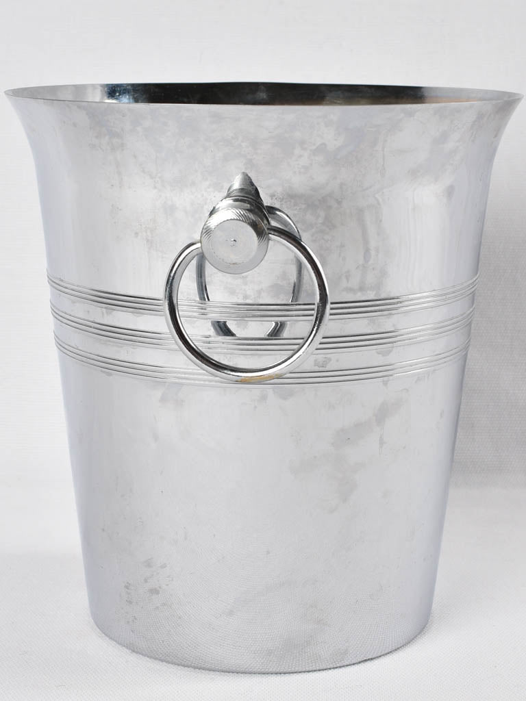 Classic unbranded champagne bucket with handles